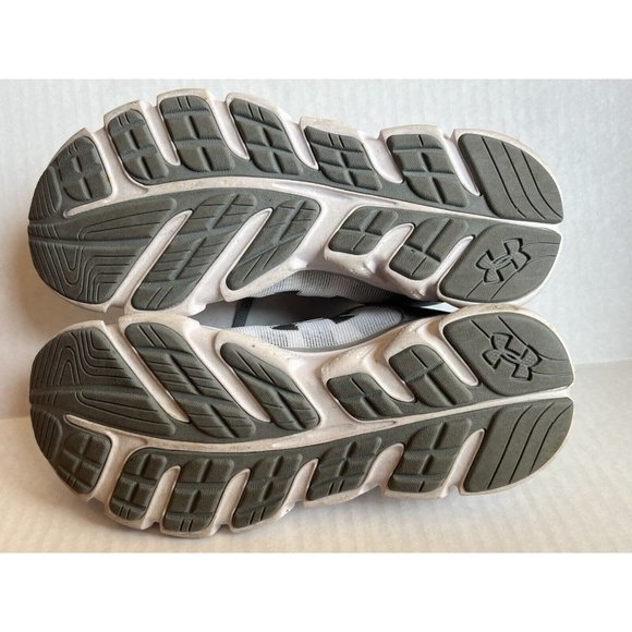 Under Armour Womens Micro G Assert 6 1266252 White Running Shoes Sneakers Sz 6.5 - Picture 8 of 9